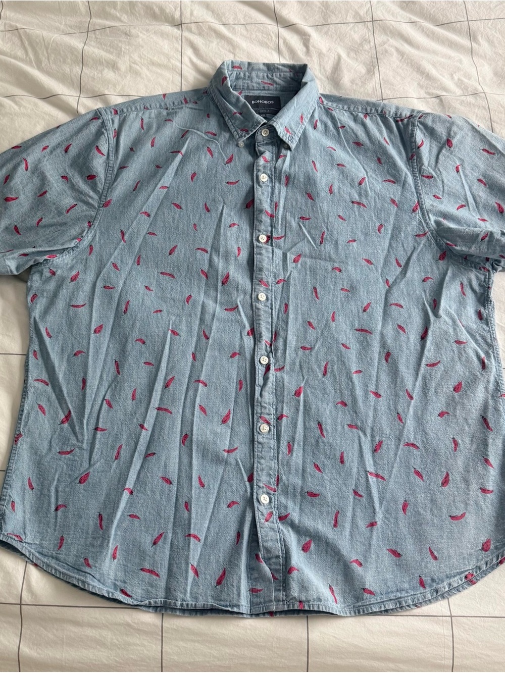 Bonobos Light Blue Casual Button-Down Shirt